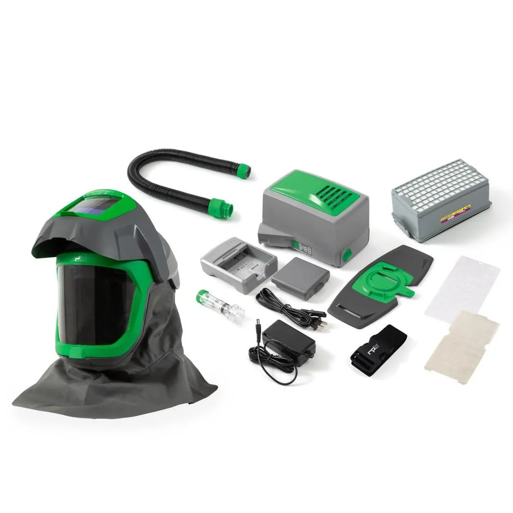 Z-Link Plus Welding Respirator Helmet - PAPR or Supplied Air. Removable ADF. Face Seal or Cape. NIOSH Certified Protection for Welders - RPB Safety