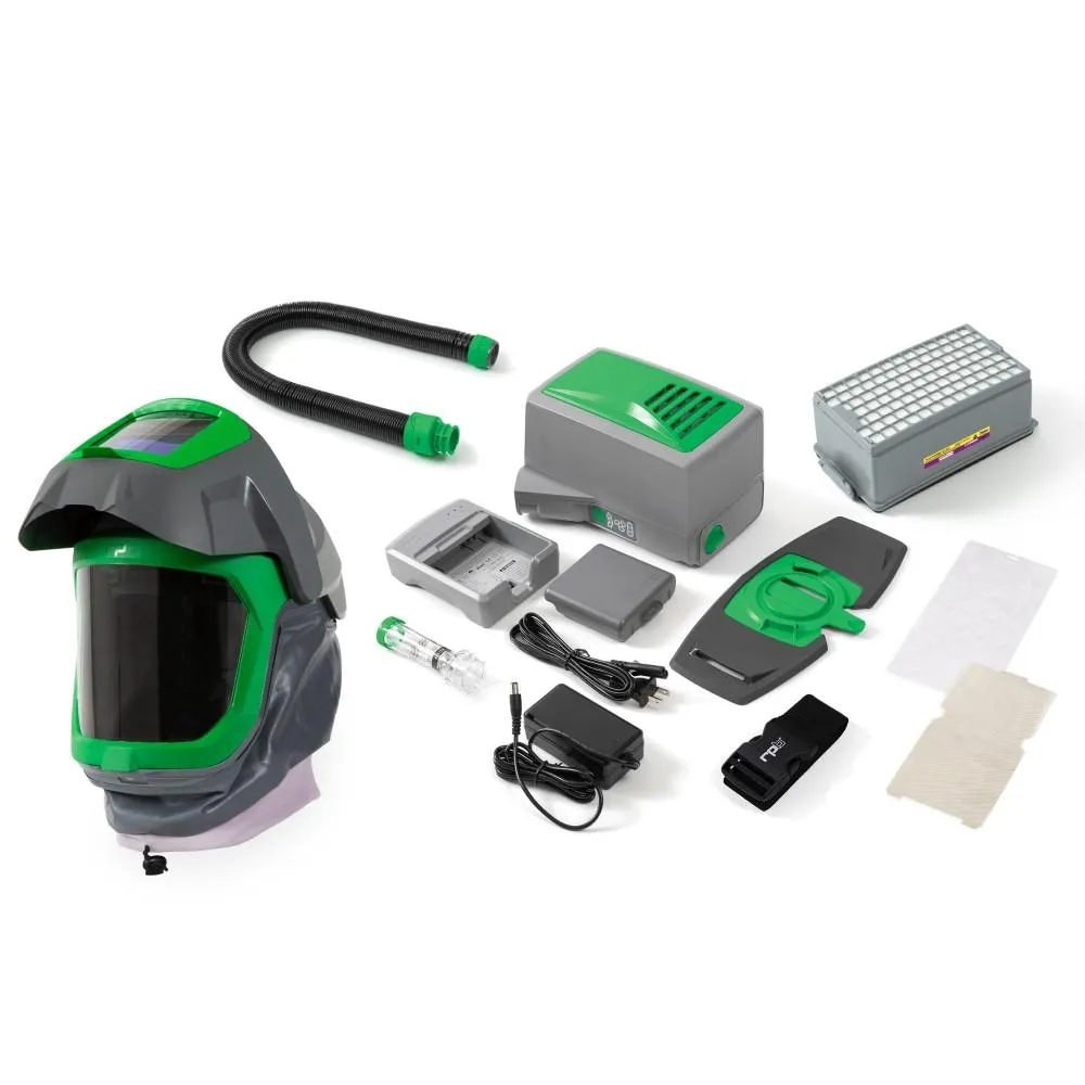 Z-Link Plus Welding Respirator Helmet - PAPR or Supplied Air. Removable ADF. Face Seal or Cape. NIOSH Certified Protection for Welders - RPB Safety
