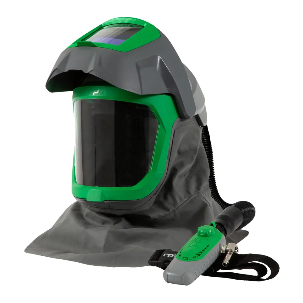 Z-Link Respirator Helmet - PAPR with specialty filters. Versatile NIOSH Certified Respiratory Protection