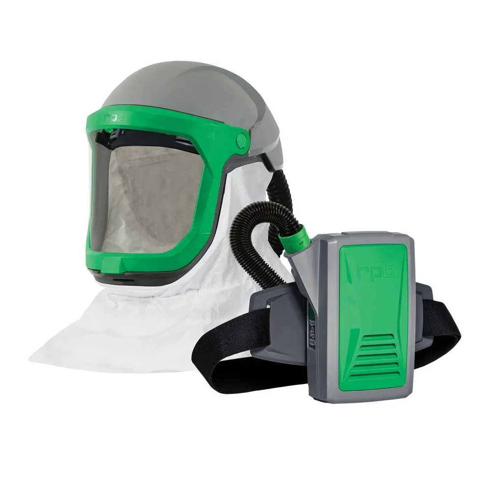 Z-Link Respirator Helmet - PAPR with specialty filters. Versatile NIOSH Certified Respiratory Protection