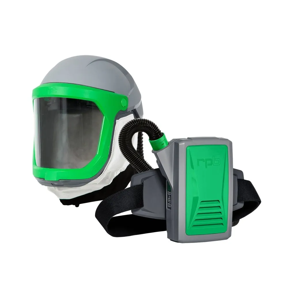 Z-Link Respirator Helmet - PAPR with specialty filters. Versatile NIOSH Certified Respiratory Protection