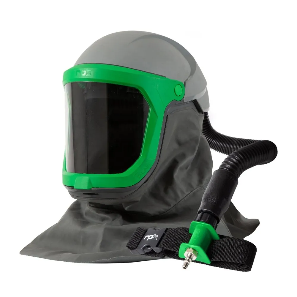 Z-Link Respirator Helmet - PAPR with specialty filters. Versatile NIOSH Certified Respiratory Protection