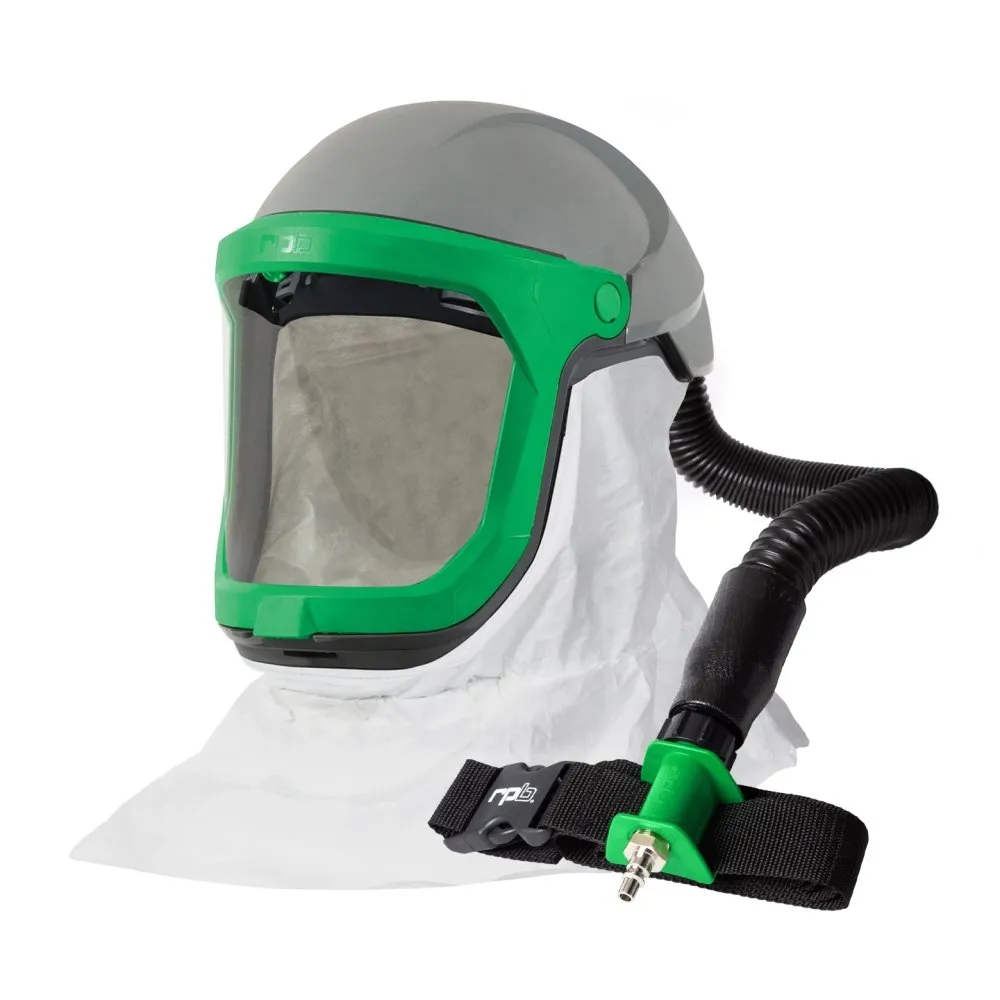 Z-Link Respirator Helmet - PAPR with specialty filters. Versatile NIOSH Certified Respiratory Protection