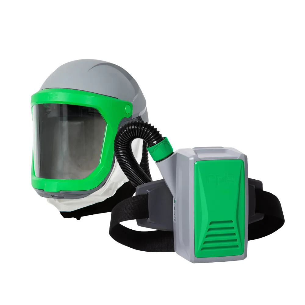 Z-Link Respirator Helmet - PAPR with specialty filters. Versatile NIOSH Certified Respiratory Protection