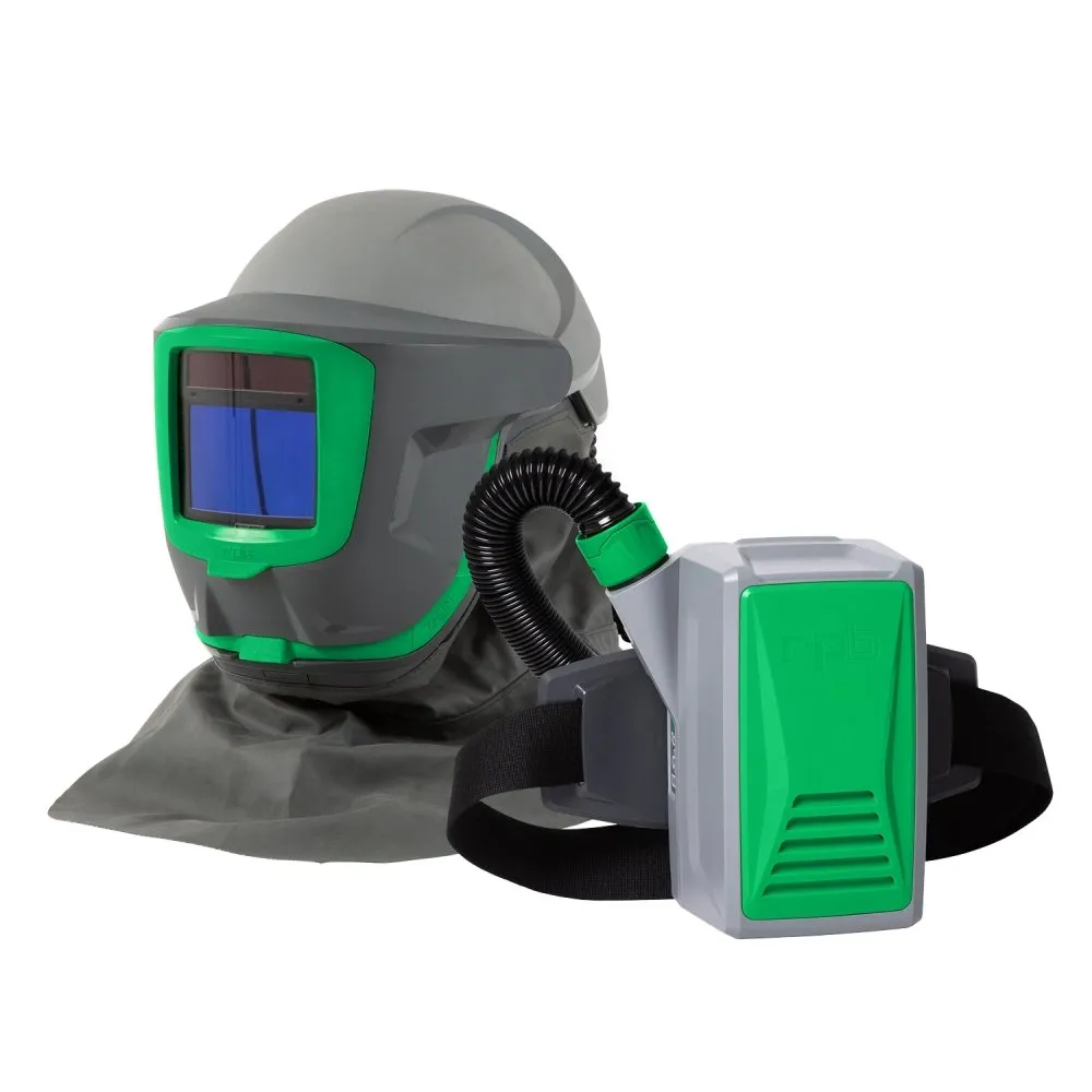Z-Link Respirator Helmet - PAPR with specialty filters. Versatile NIOSH Certified Respiratory Protection