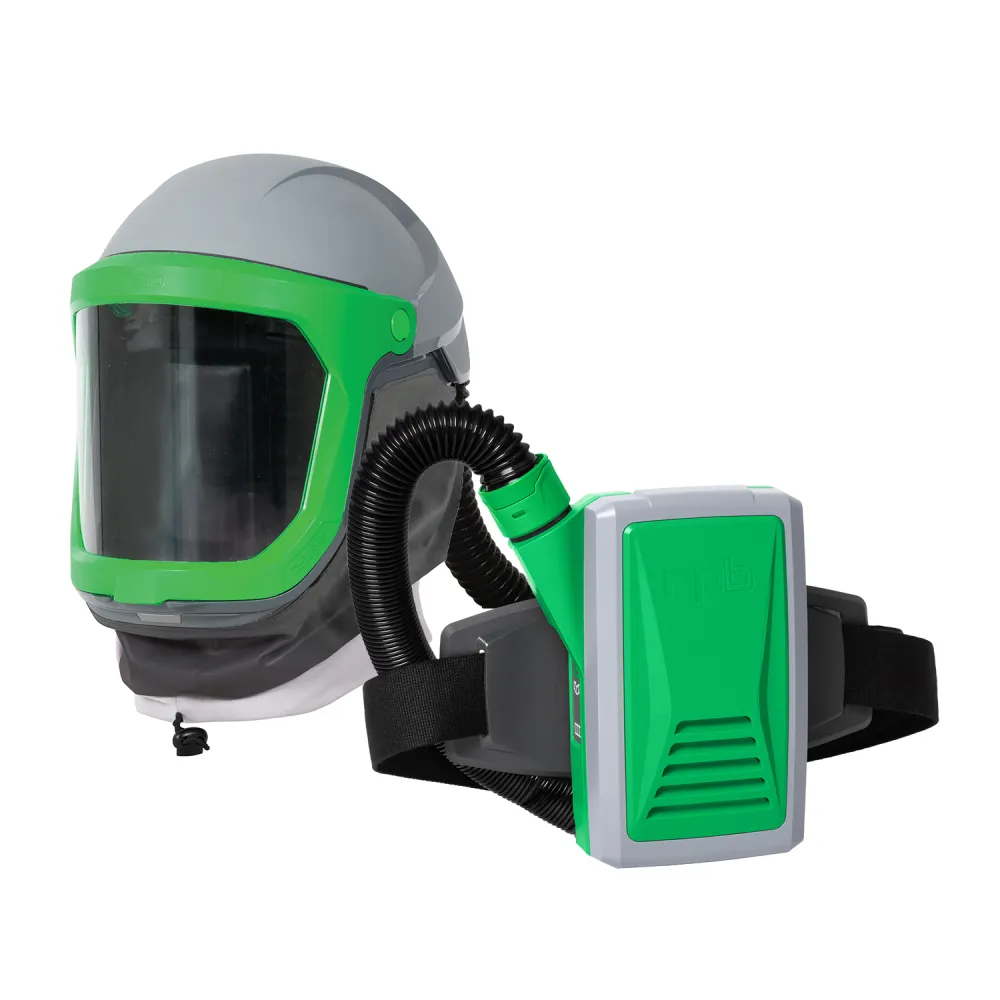 Z-Link Respirator Helmet - PAPR with specialty filters. Versatile NIOSH Certified Respiratory Protection