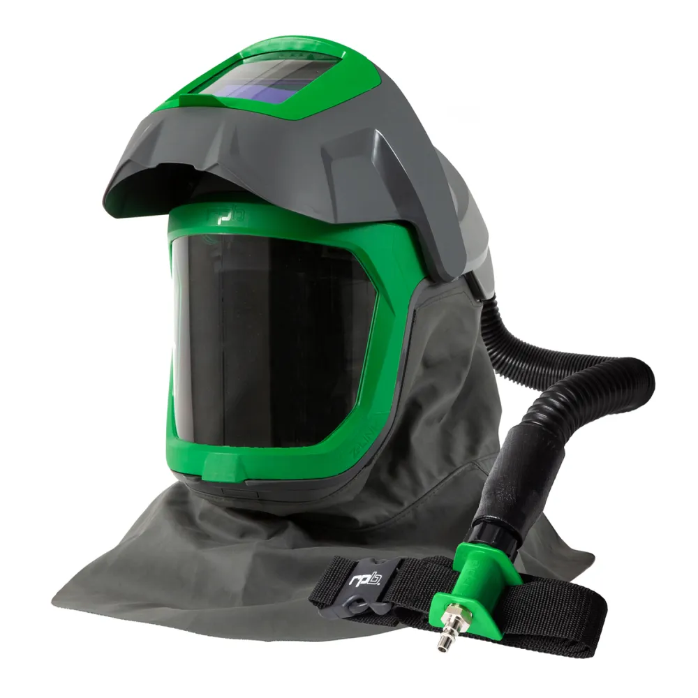 Z-Link Respirator Helmet - PAPR with specialty filters. Versatile NIOSH Certified Respiratory Protection