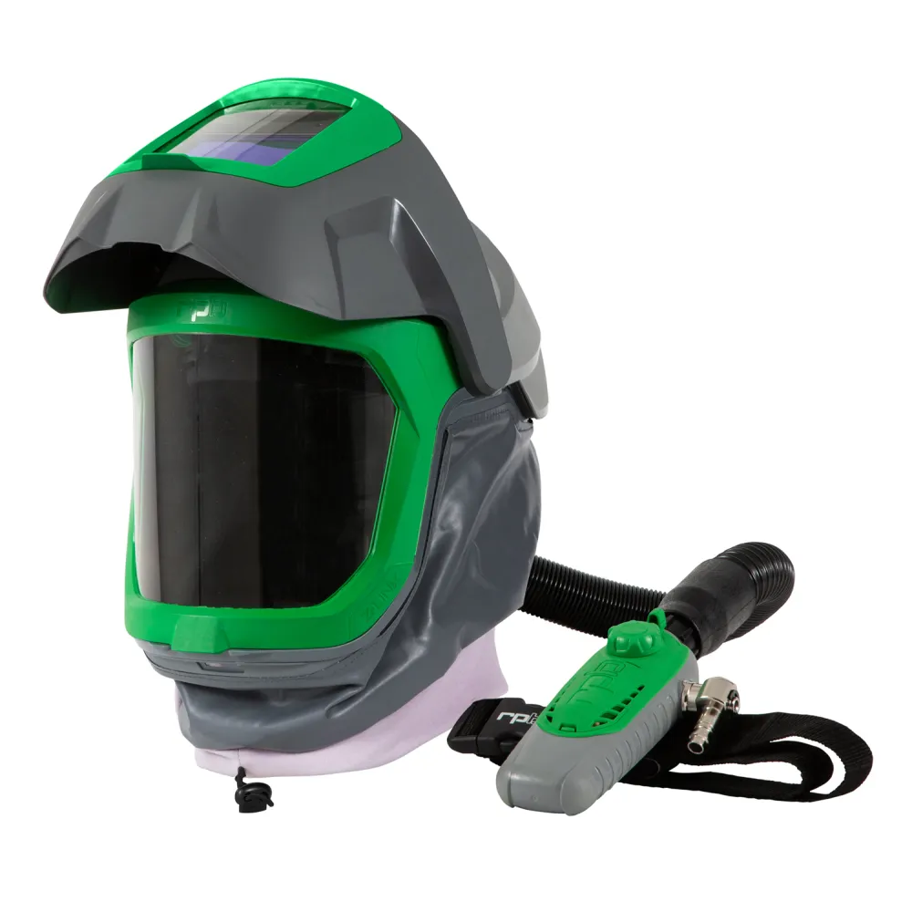 Z-Link Respirator Helmet - PAPR with specialty filters. Versatile NIOSH Certified Respiratory Protection