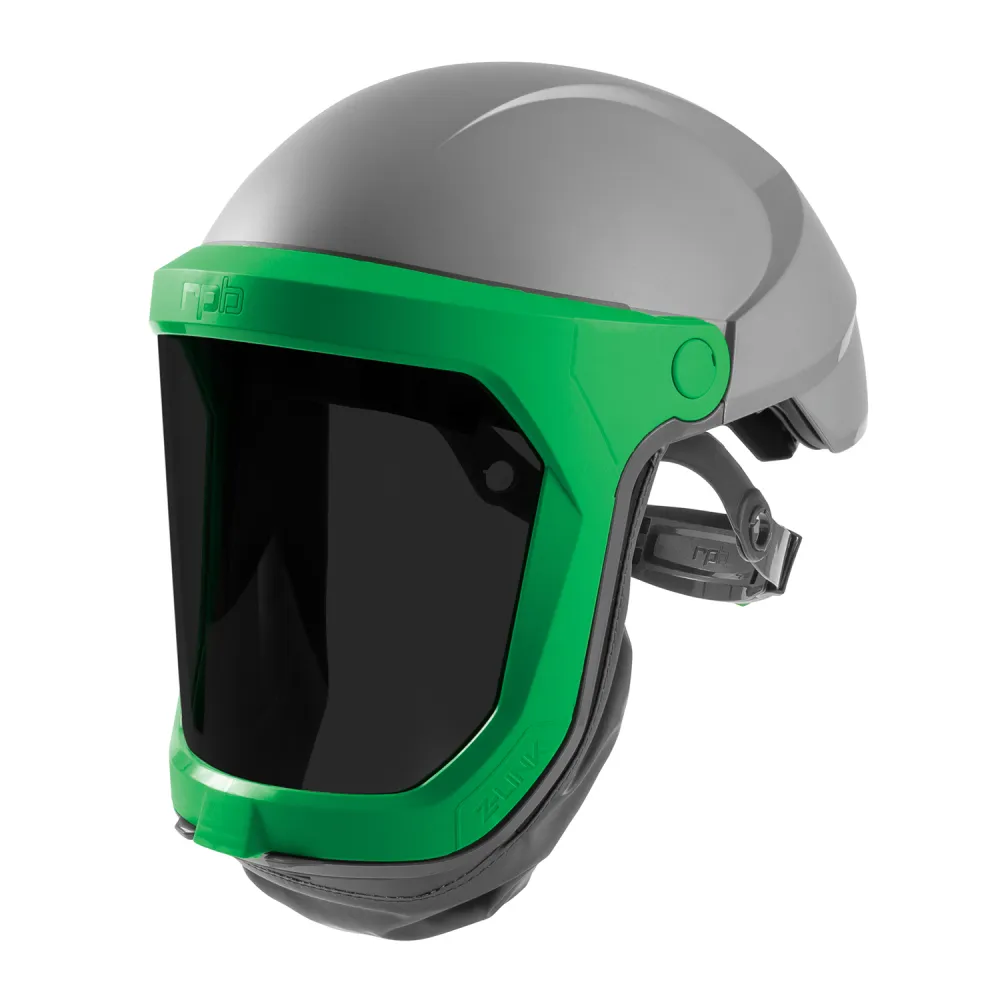 Z-Link Respirator Helmet - PAPR with specialty filters. Versatile NIOSH Certified Respiratory Protection