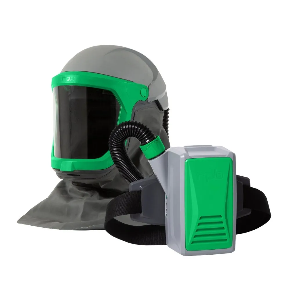 Z-Link Respirator Helmet - PAPR with specialty filters. Versatile NIOSH Certified Respiratory Protection