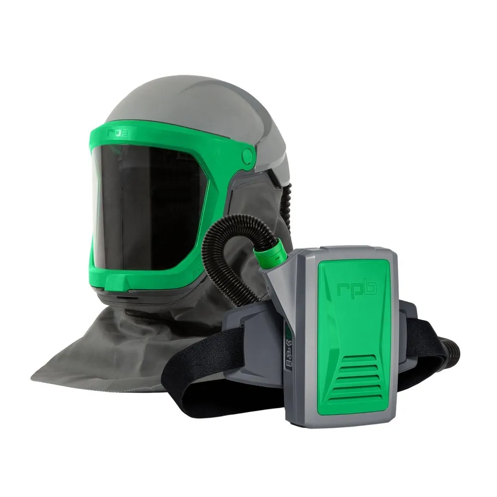 Z-Link Respirator Helmet - PAPR with specialty filters. Versatile NIOSH Certified Respiratory Protection