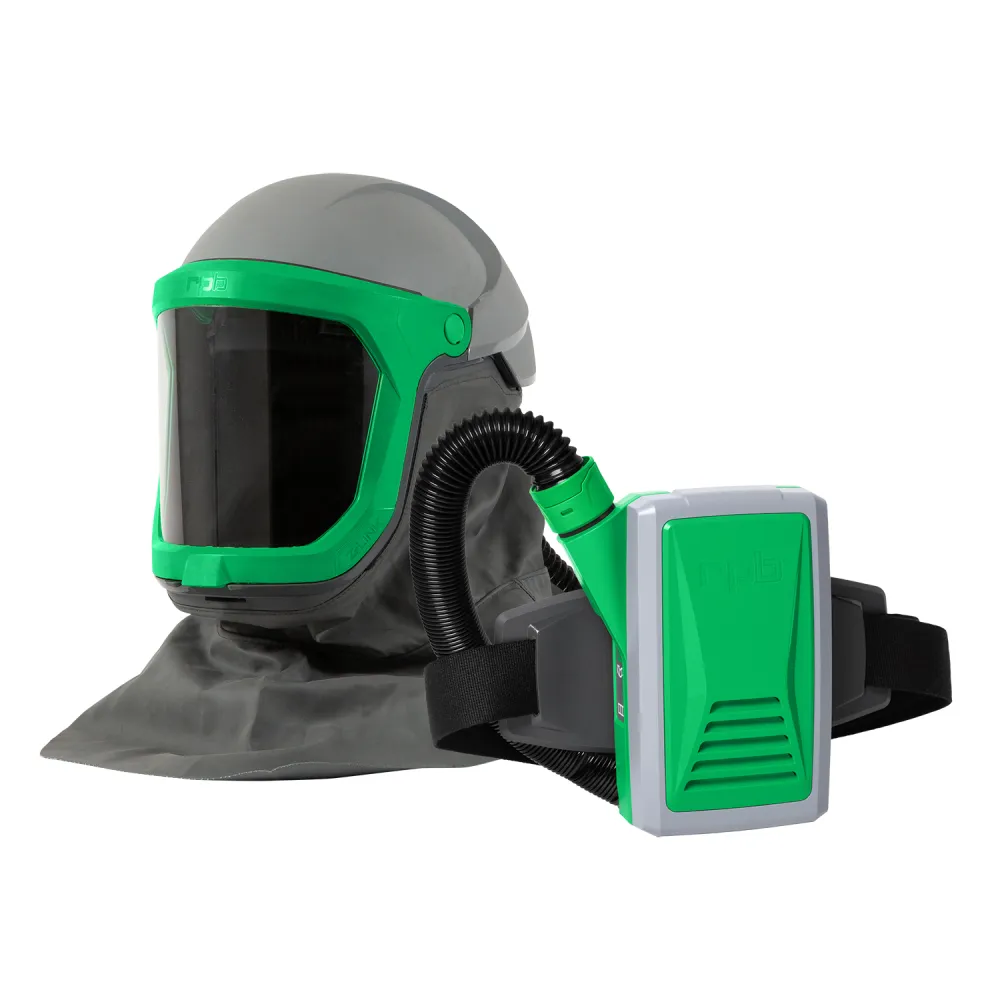 Z-Link Respirator Helmet - PAPR with specialty filters. Versatile NIOSH Certified Respiratory Protection