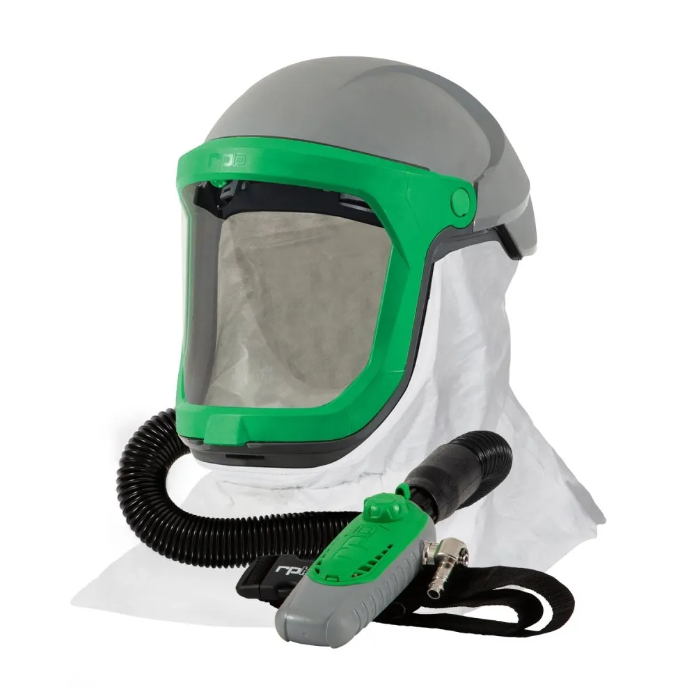 Z-Link Respirator Helmet - PAPR with specialty filters. Versatile NIOSH Certified Respiratory Protection